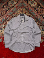 MECCANO Striped Casual Cotton BUTTON DOWN SHIRT
