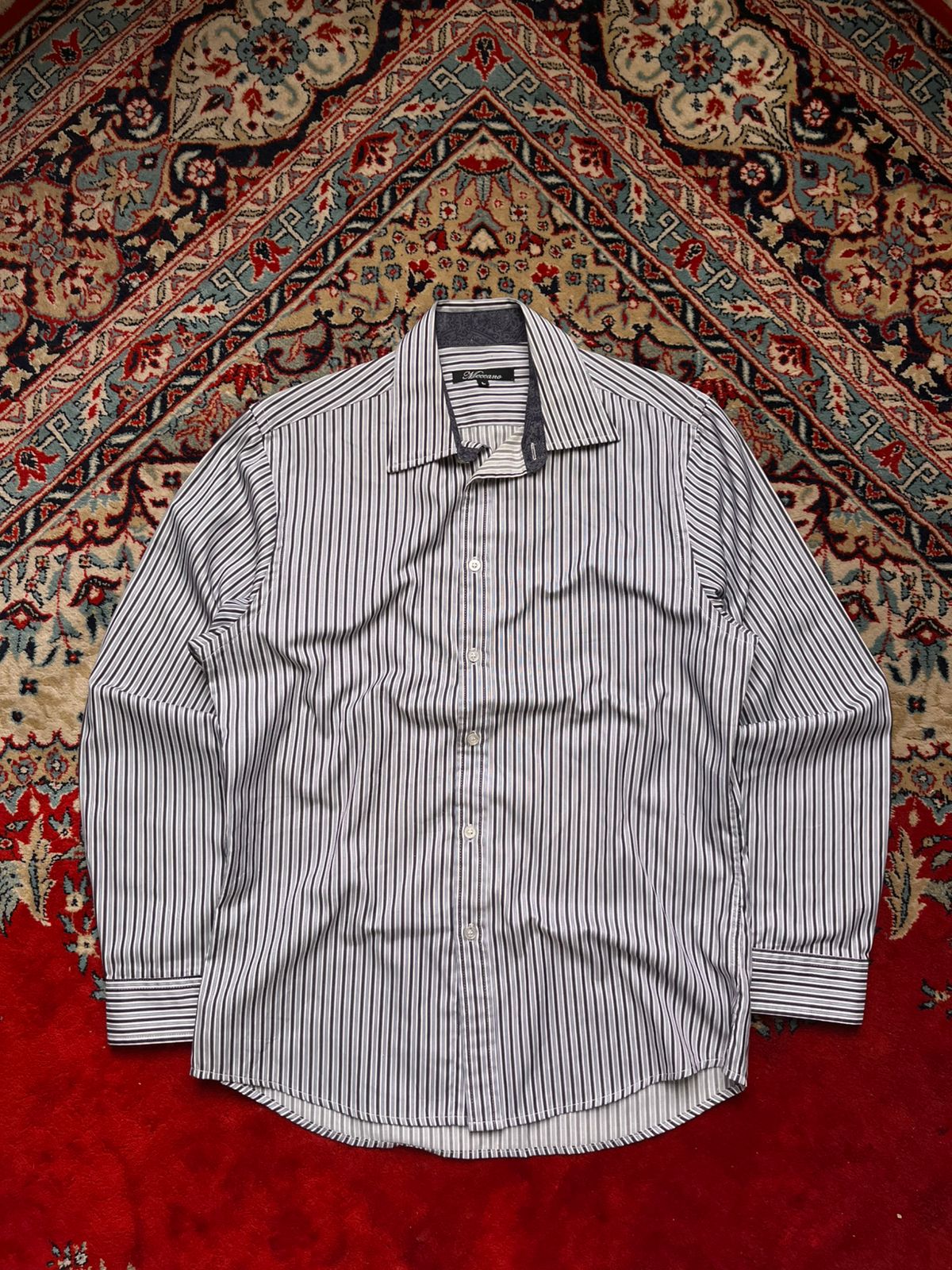 MECCANO Striped Casual Cotton BUTTON DOWN SHIRT