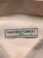 VALENTINO CHRISTY Paris Cream Herringbone BUTTON DOWN SHIRT