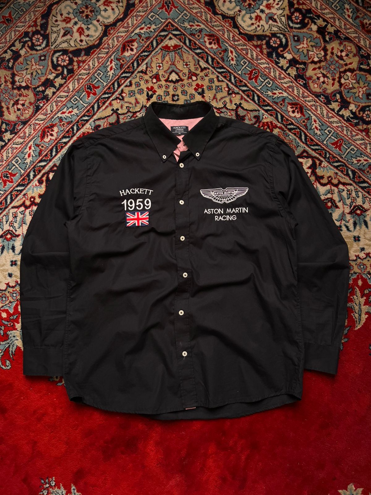 HACKETT LONDON Aston Martin Racing AMR BUTTON DOWN SHIRT
