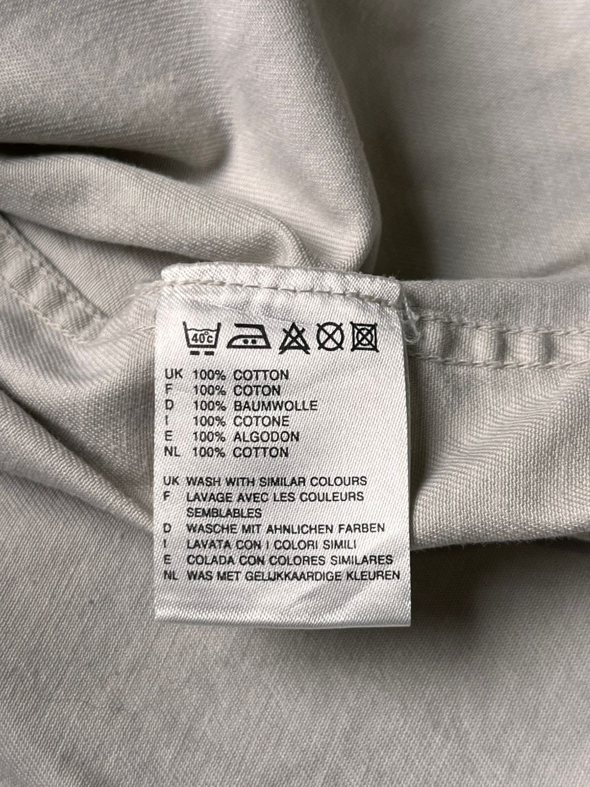 CATERPILLAR CAT Workwear Beige Cotton Canvas BUTTON DOWN SHIRT