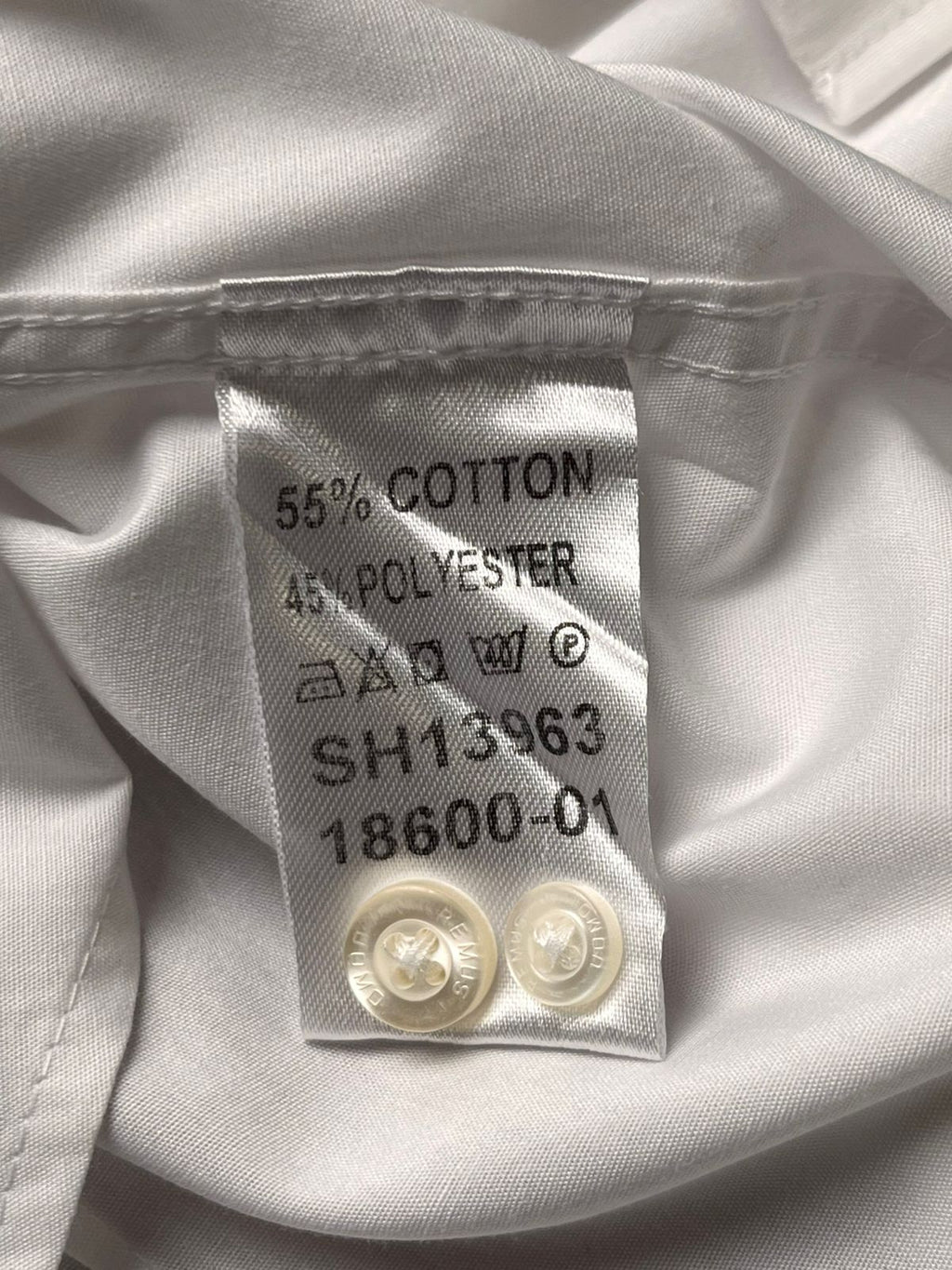 Remus Uomo White Slim Fit Cotton BUTTON DOWN SHIRT