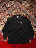 Vintage Adidas Black Equipment Polo TEE