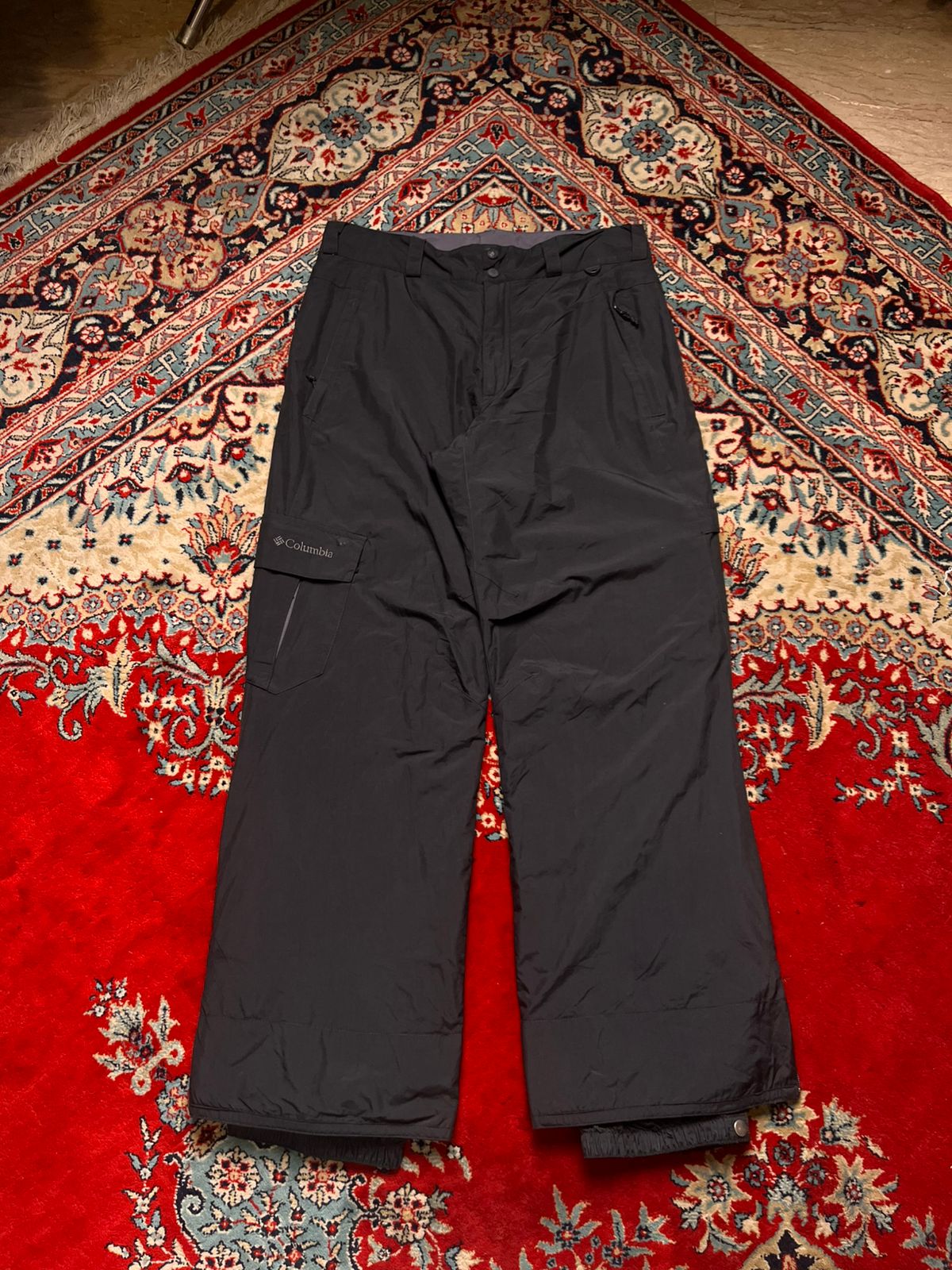 COLUMBIA Omni-Tech Waterproof Black Cargo PANTS - 36