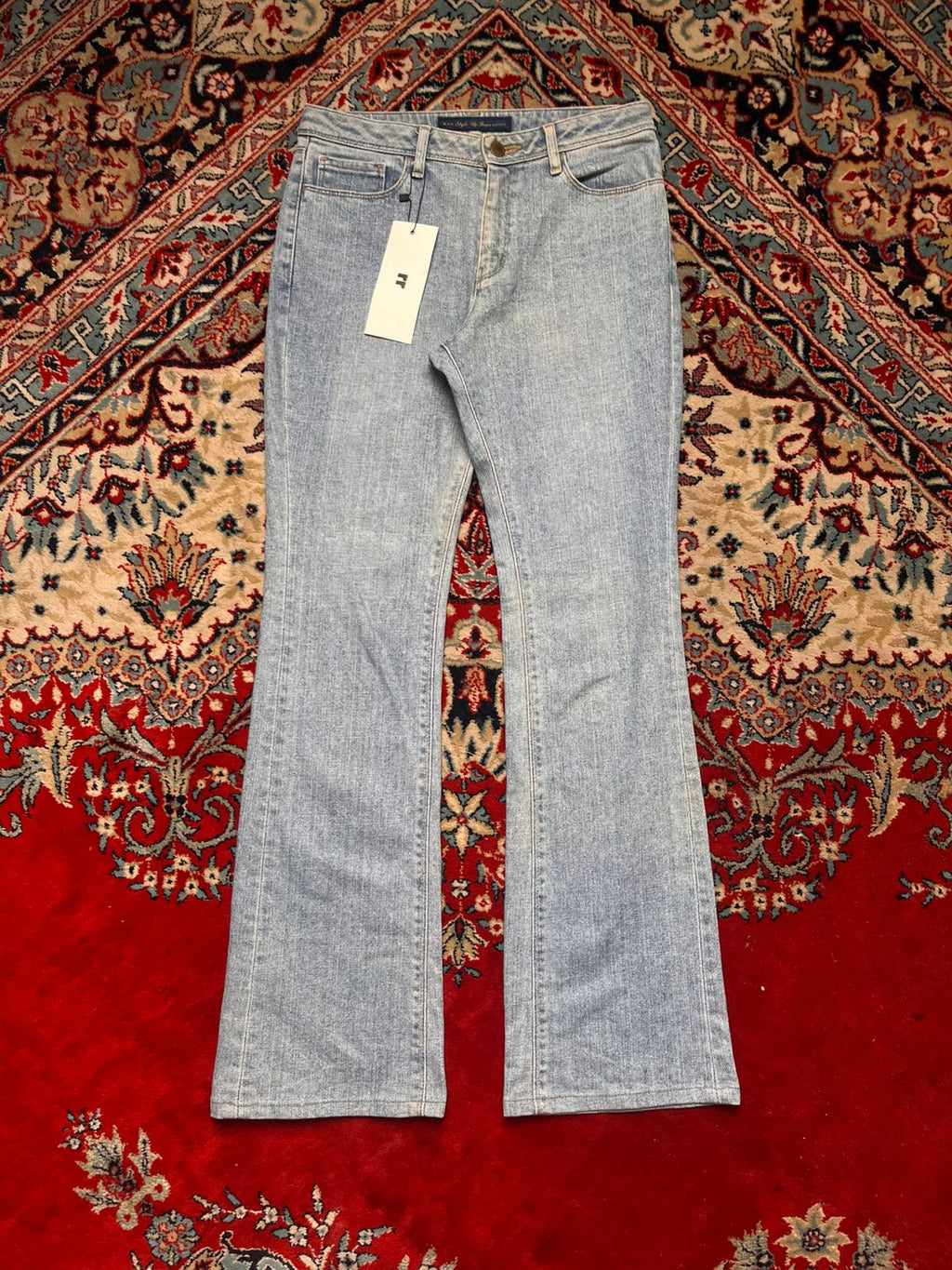 BOBSON Light Wash Denim High Waisted Bootcut Jeans