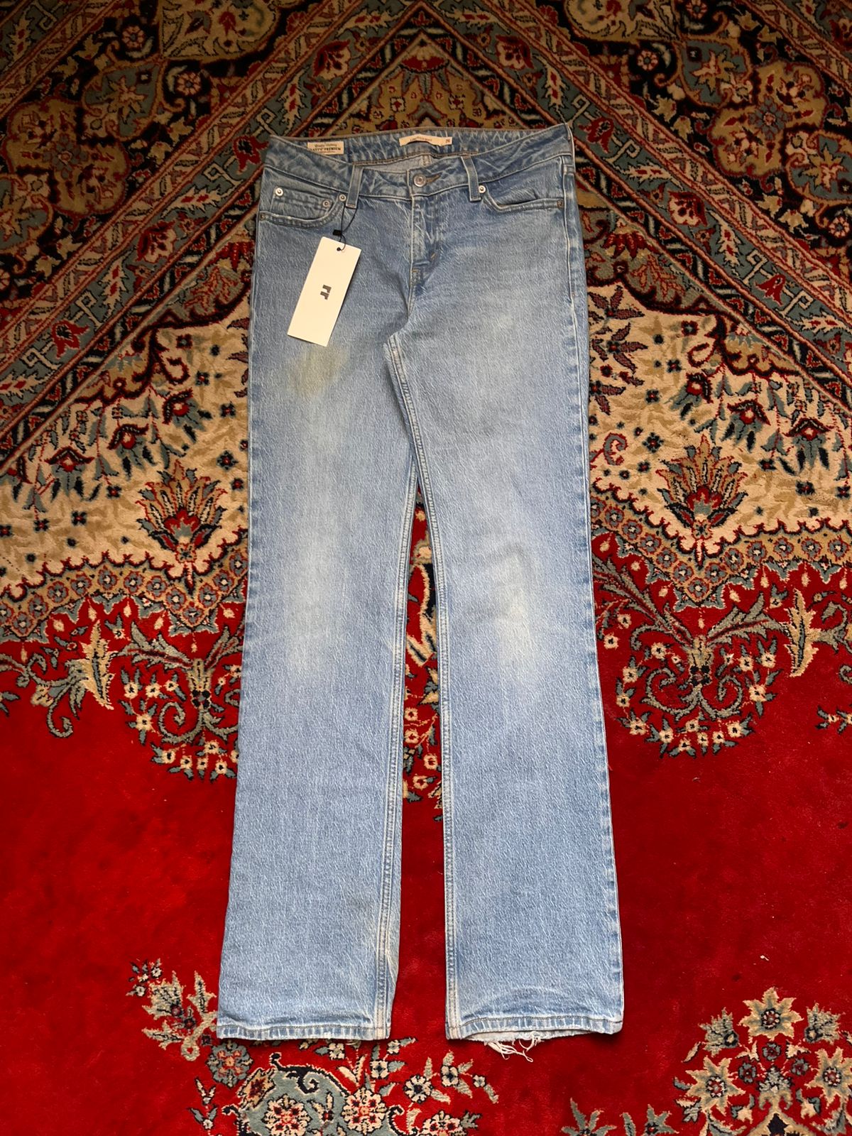 LEVI'S PREMIUM Low Pitch BootCUT Light Wash Denim Jeans