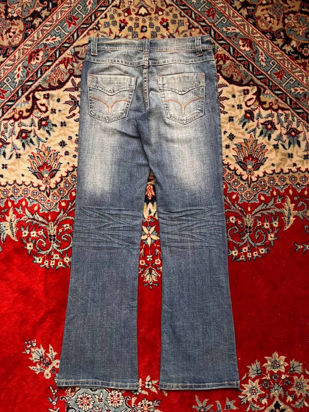 Vintage Strut HEAVYWEIGHT Bootcut Whiskered Faded JEANS
