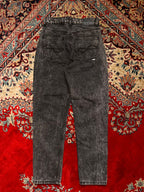 Firetrap London Black Acid Wash MOM JEANS