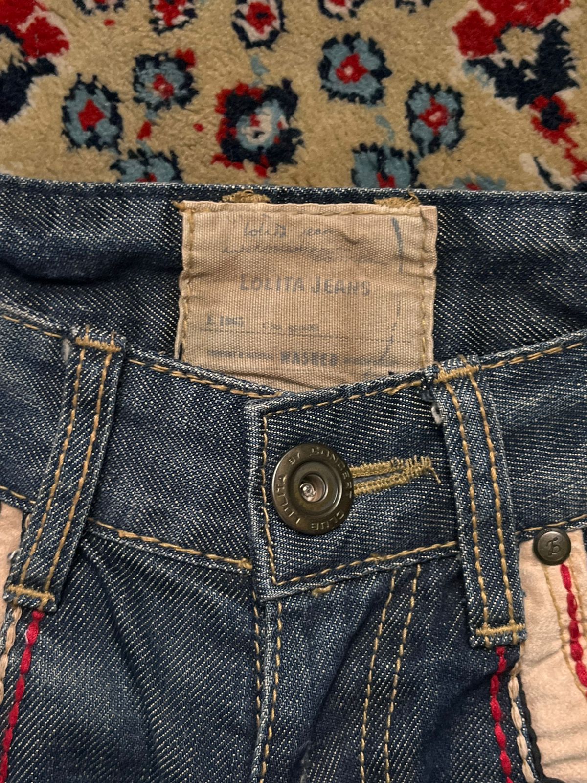 VINTAGE LOLITA JEANS BY CONCERT CLUB EMBROIDERED BOOTCUT PANTS