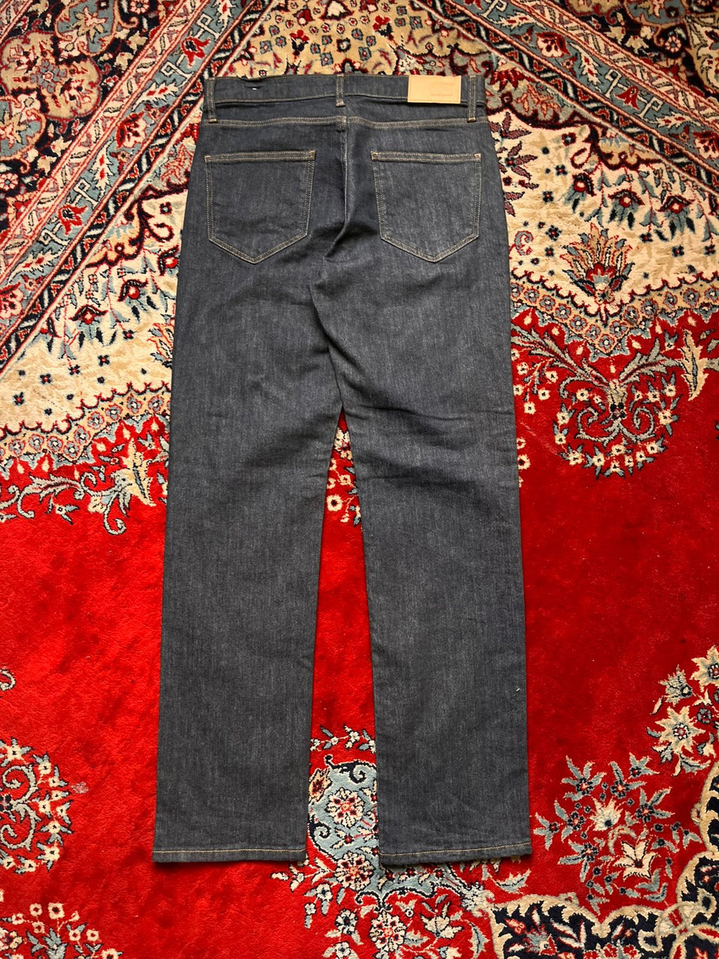 CELIO Dark Wash Straight Fit Denim PANTS - 32