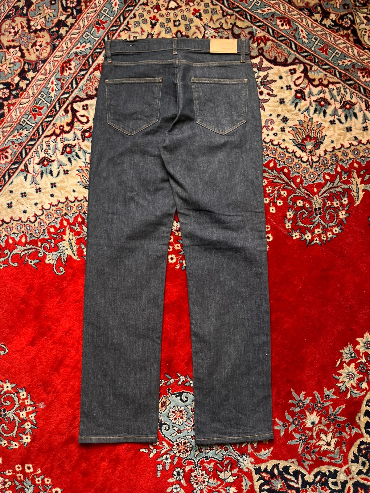CELIO Dark Wash Straight Fit Denim PANTS - 32