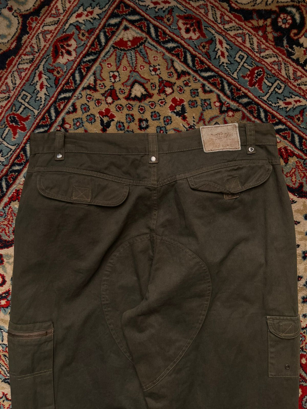 GIANI FEROTI Casual Line Olive Green Cargo PANTS - 34