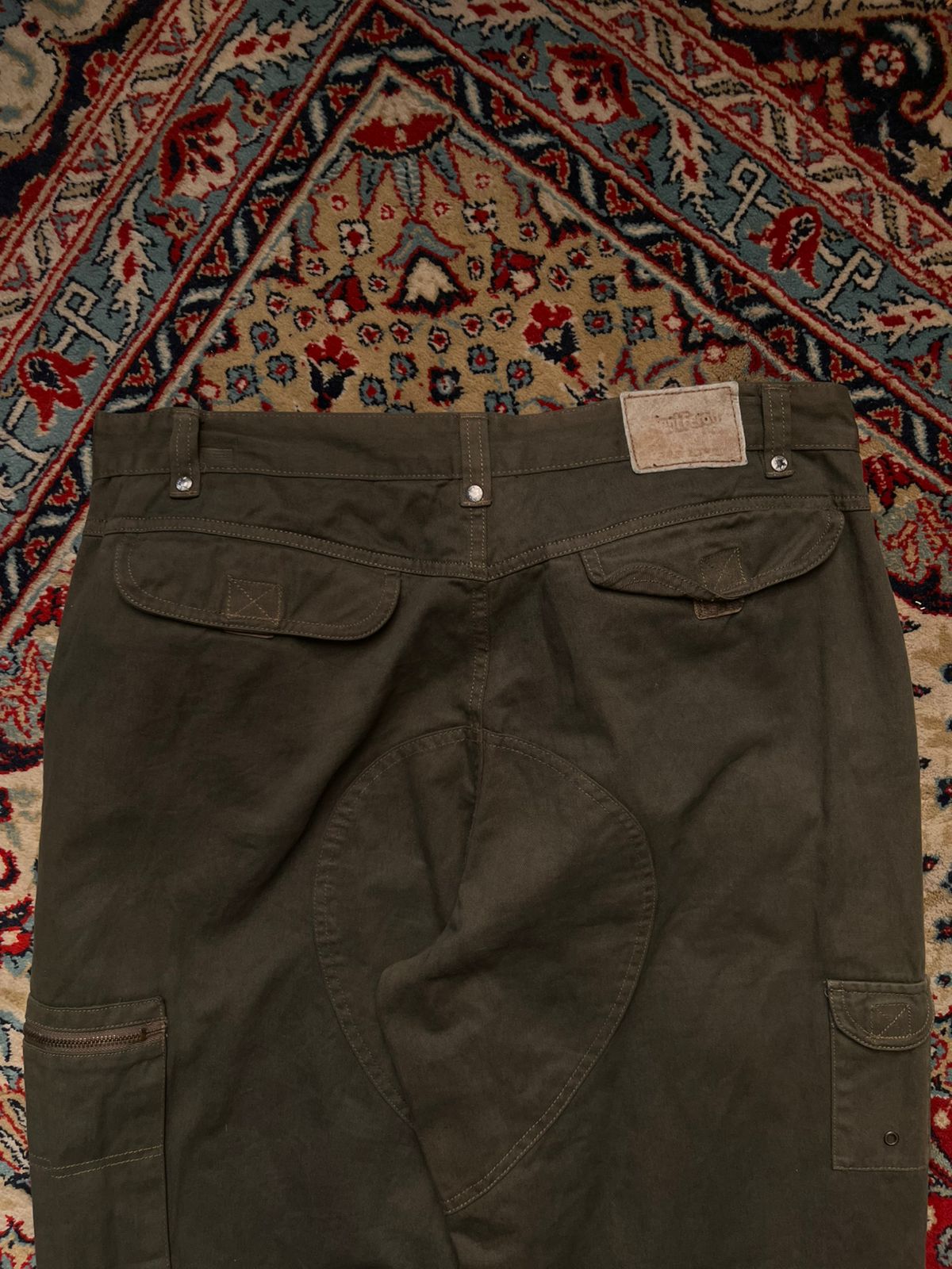 GIANI FEROTI Casual Line Olive Green Cargo PANTS - 34