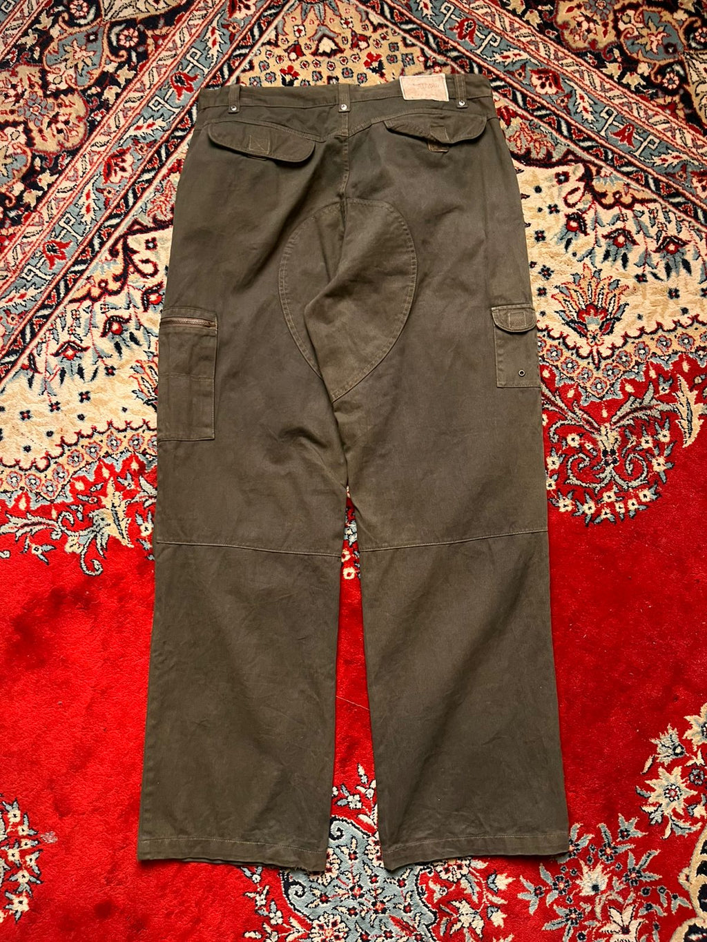 GIANI FEROTI Casual Line Olive Green Cargo PANTS - 34