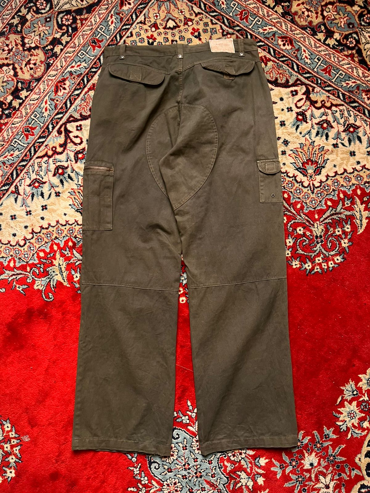 GIANI FEROTI Casual Line Olive Green Cargo PANTS - 34