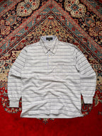 CLAUDIO VALENTINO PARIS STRIPED POLO SHIRT