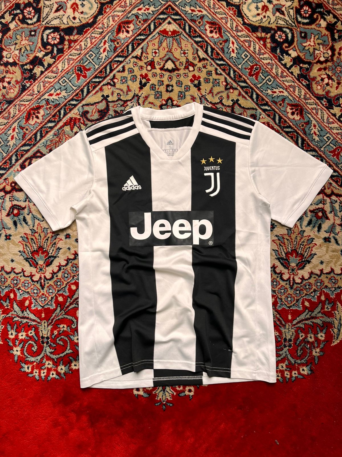 ADIDAS JUVENTUS FC JERSEY JEEP CLIMALITE SOCCER TEE
