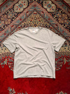 H&M GREY MARL OVERSIZED HEAVYWEIGHT CASUAL TEE