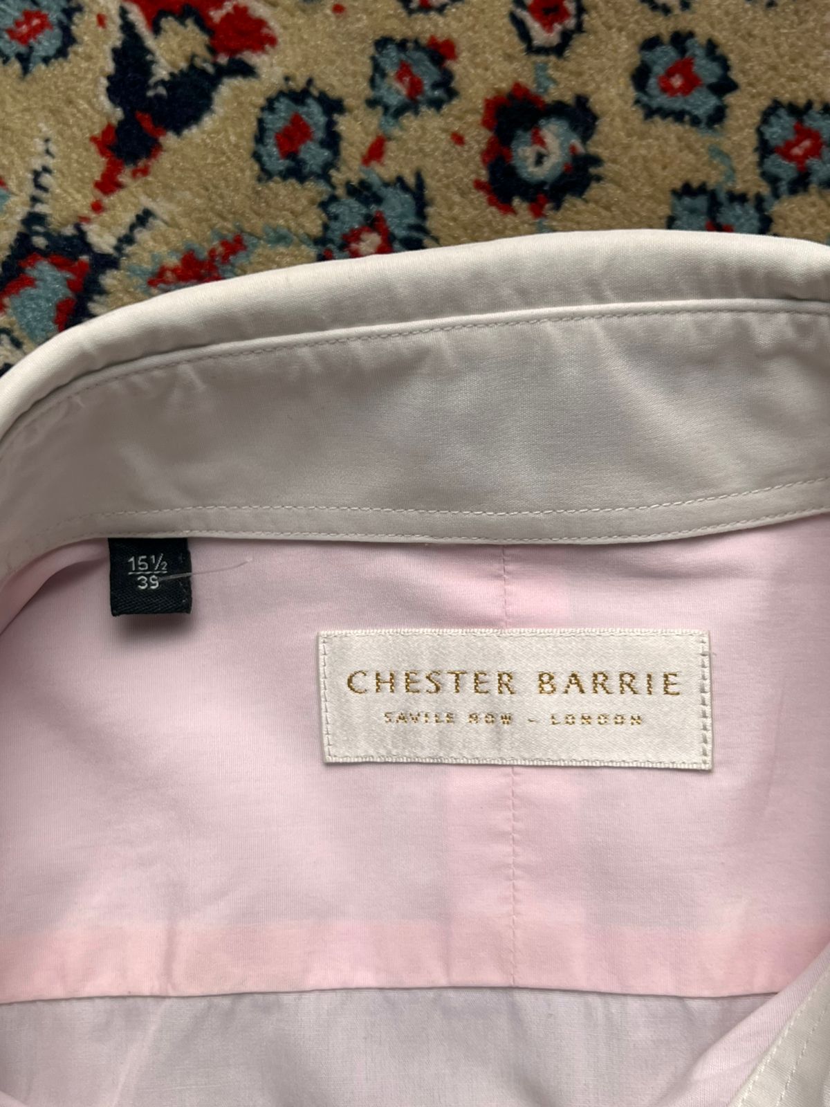 CHESTER BARRIE Savile Row London Cuff Luxury BUTTON DOWN SHIRT
