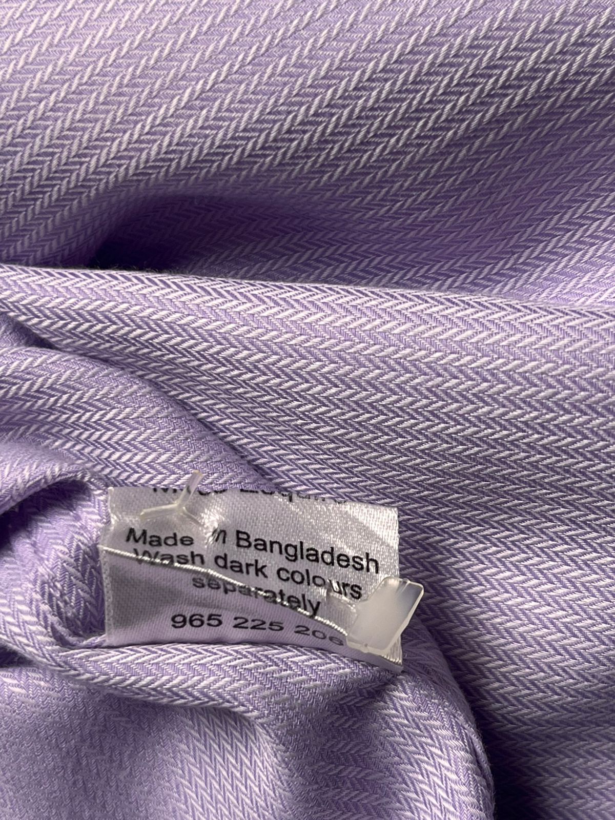 MOSS ESQ Purple Lilac Herringbone Textured Regular Fit BUTTON DOWN SHIRT