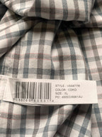 VAN HEUSEN SLIM FIT CHECKED BUTTON DOWN SHIRT