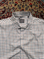 VAN HEUSEN SLIM FIT CHECKED BUTTON DOWN SHIRT
