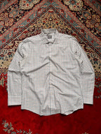 VAN HEUSEN SLIM FIT CHECKED BUTTON DOWN SHIRT