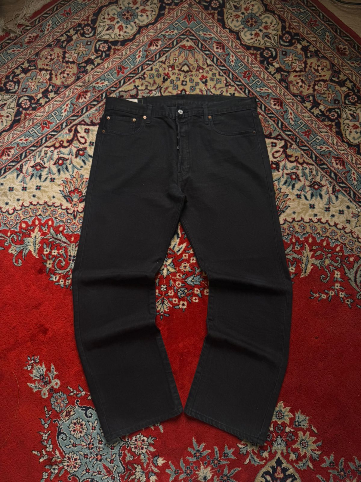 LEVIS 501 PREMIUM Straight fit Black Jeans - 38