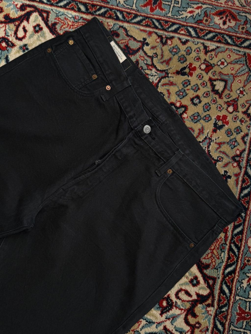 LEVIS 501 PREMIUM Straight fit Black Jeans - 38