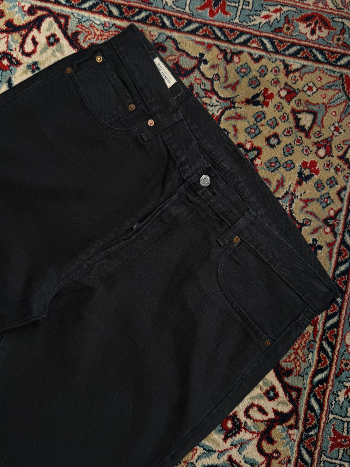 LEVIS 501 PREMIUM Straight fit Black Jeans - 38