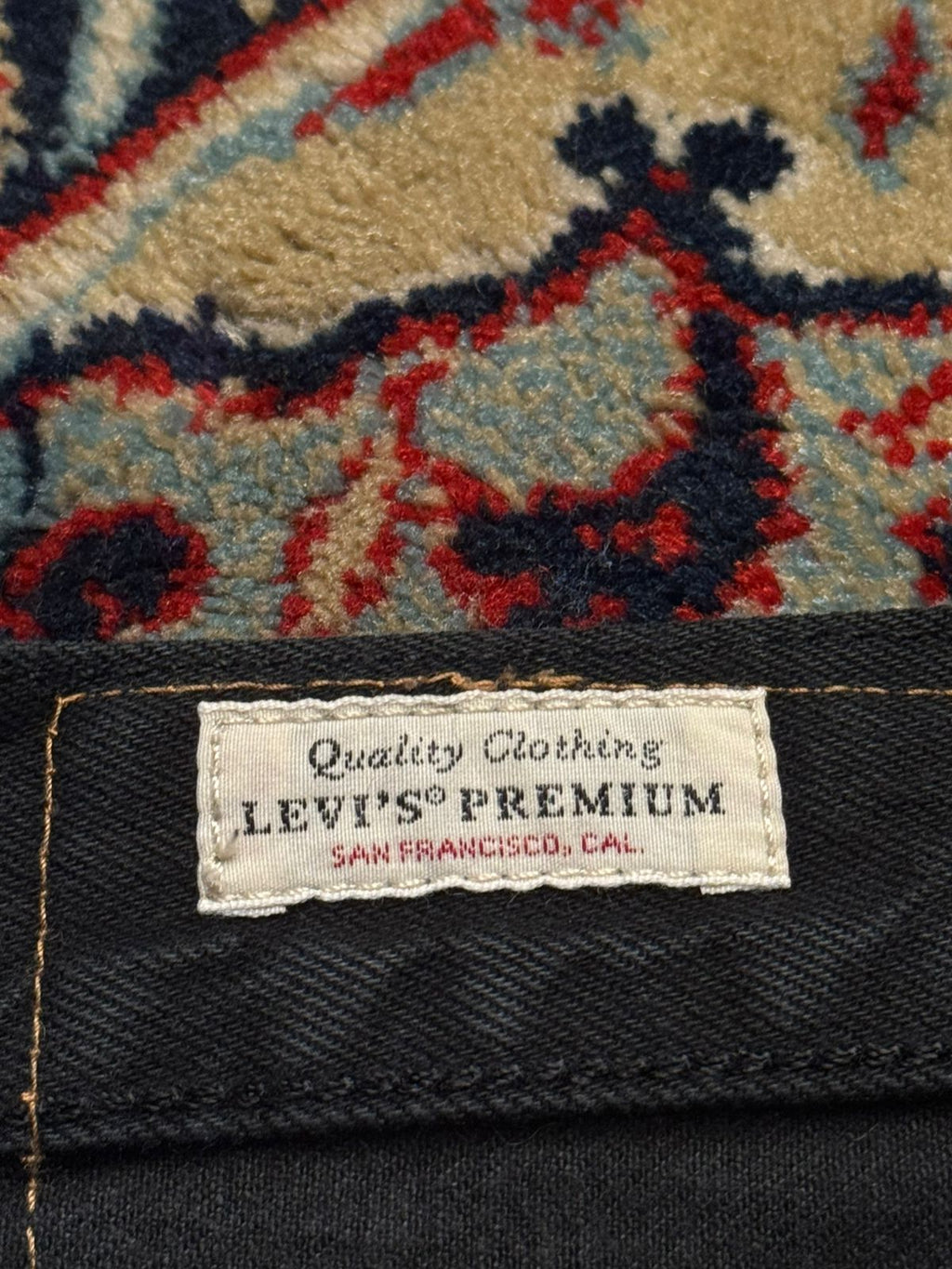 LEVIS 501 PREMIUM Straight fit Black Jeans - 38