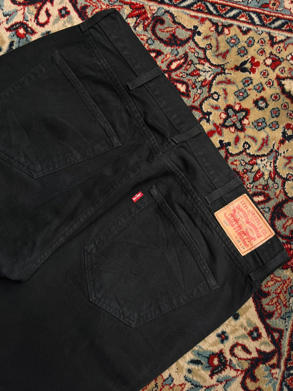 LEVIS 501 PREMIUM Straight fit Black Jeans - 38