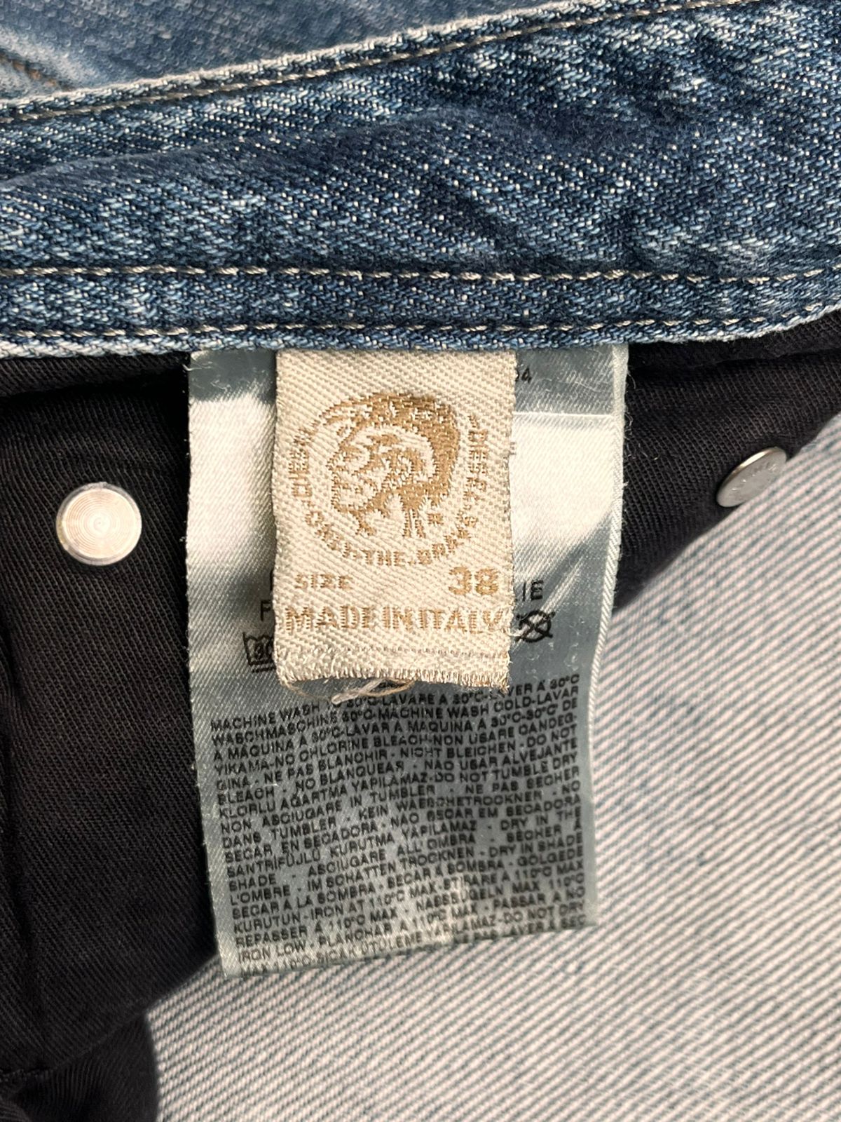 DIESEL KOOLTER SLIM TAPERED WASH 008SS DENIM JEANS - 38