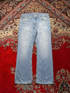 Levi's 527 Slim Bootcut Light Washed Blue JEANS - 34