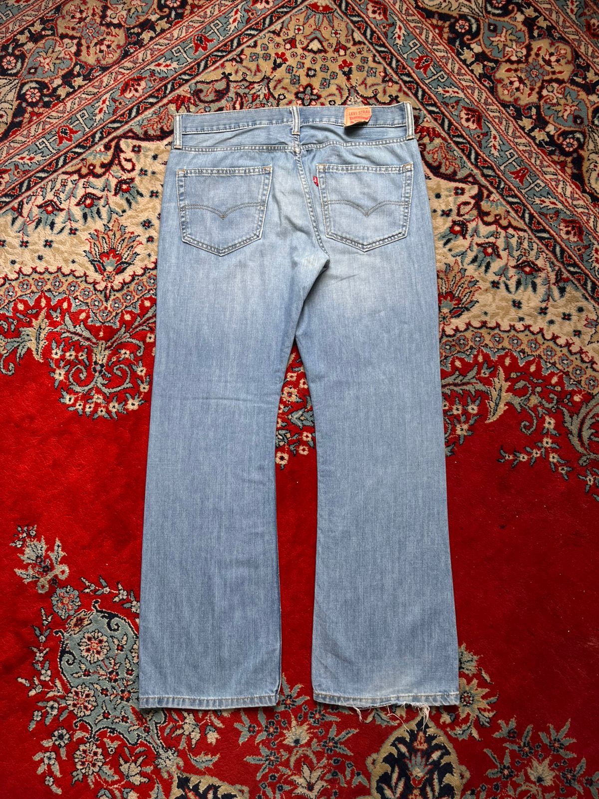 Levi's 527 Slim Bootcut Light Washed Blue JEANS - 34