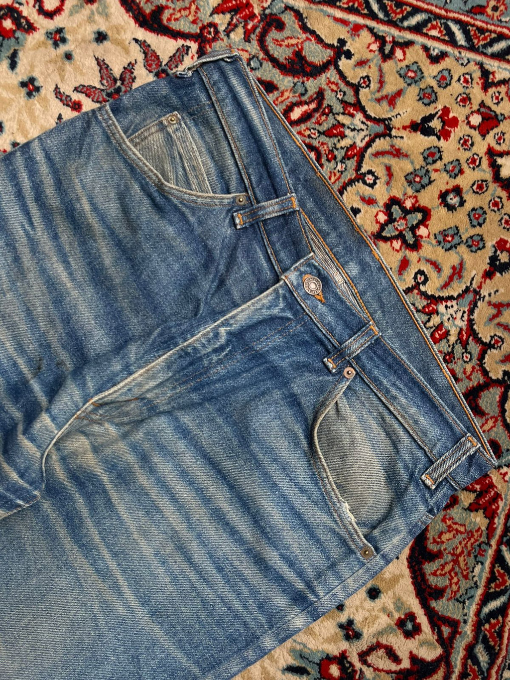 Vintage Levi’s 619 Orange Tab Straight FIT Blue JEANS - 32