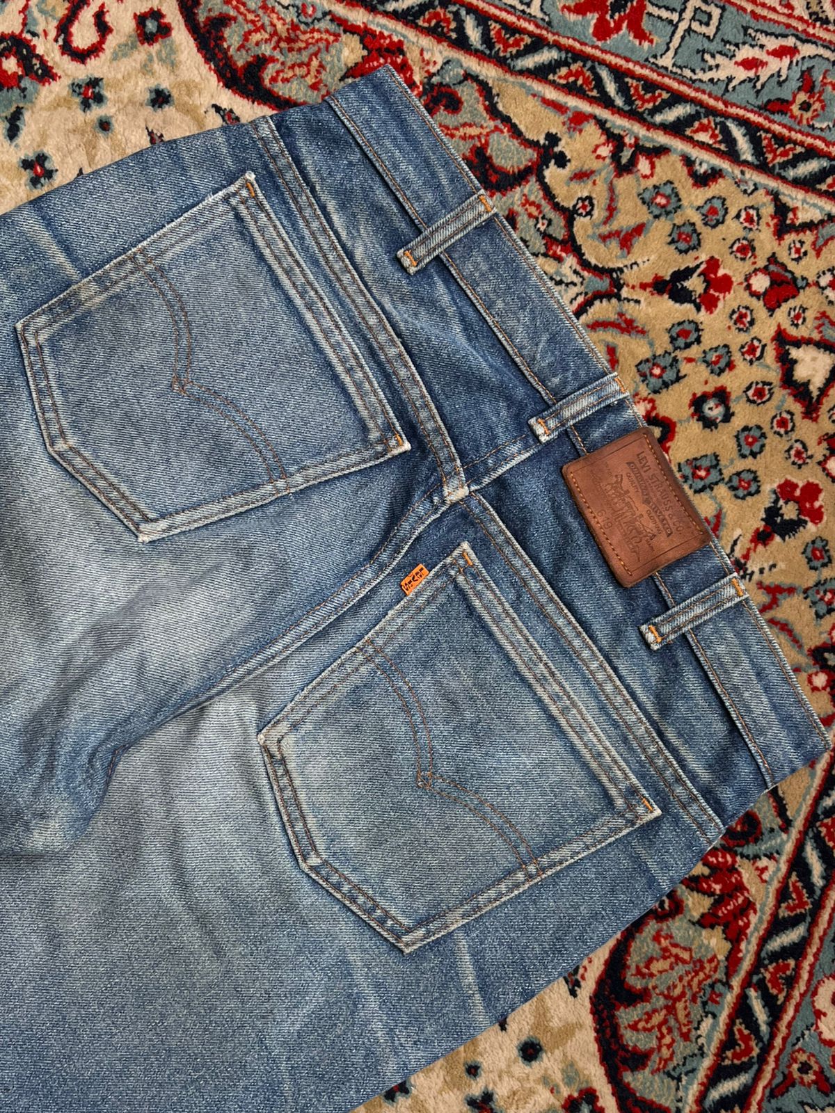 Vintage Levi’s 619 Orange Tab Straight FIT Blue JEANS - 32