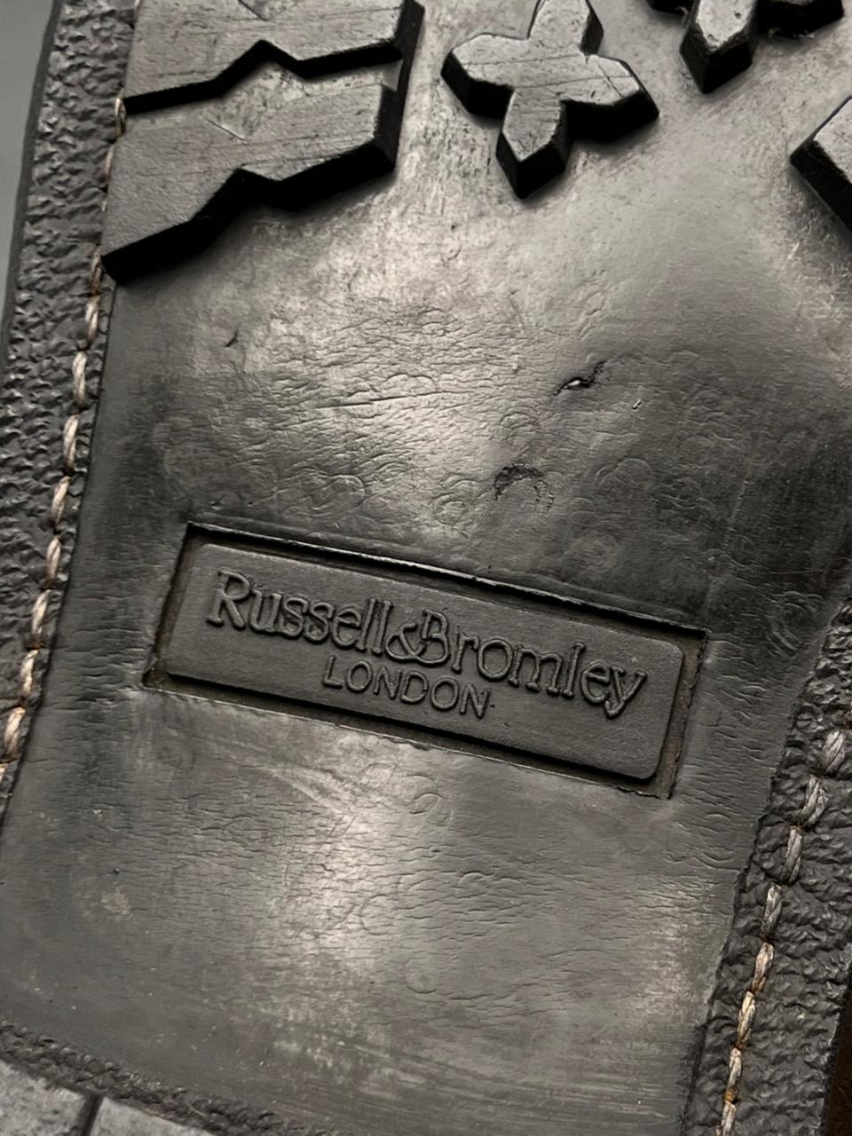 Russell & Bromley London Men's Black Leather Lace-Up Boots