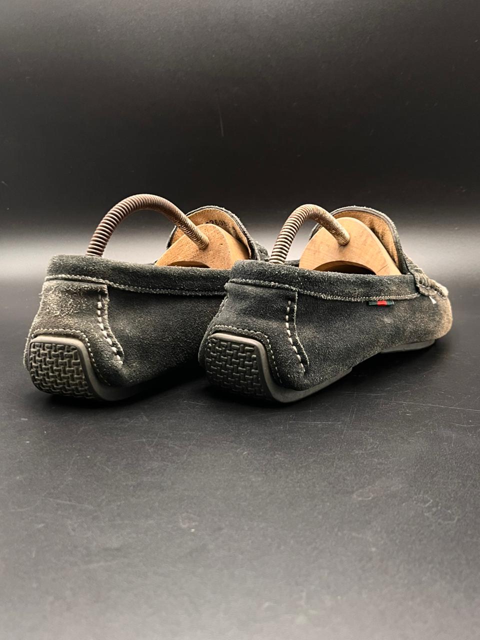 Berto Lucci Milano Suede Driving Loafers