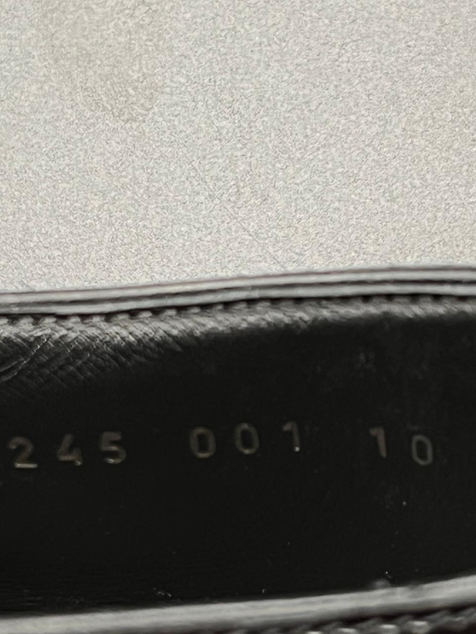 BOSS Hugo Boss Men's Black Leather Derby Dress Shoes