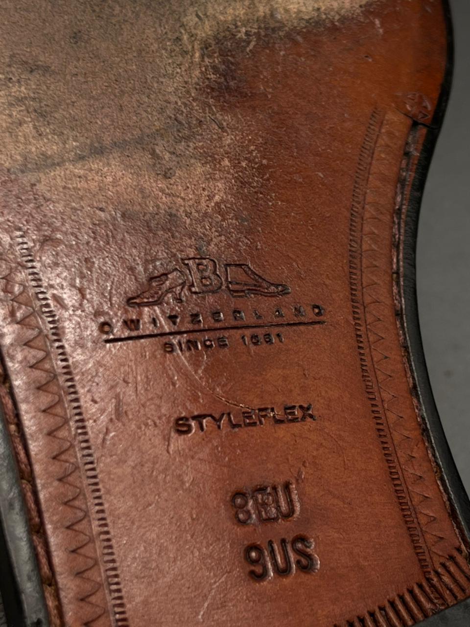 Bally Switzerland Men’s Black Leather Vasano Loafers