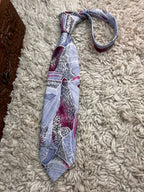 LORNAMOR Vintage Abstract Geometric Avant-Garde Pattern Tie