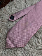 Scott & Taylor Purple Check Textured Silk Formal tie