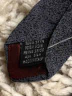 JOSÉ PISCADOR Grey Blue Red Abstract Geometric Silk tie