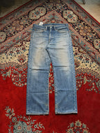 VINTAGE Levi's 751 Blue Stonewash Straight FIT Jeans - 34