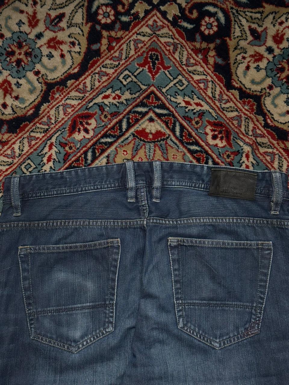 JEFF BANKS JEANS Straight FIT WASHED BLUE JEANS - 34