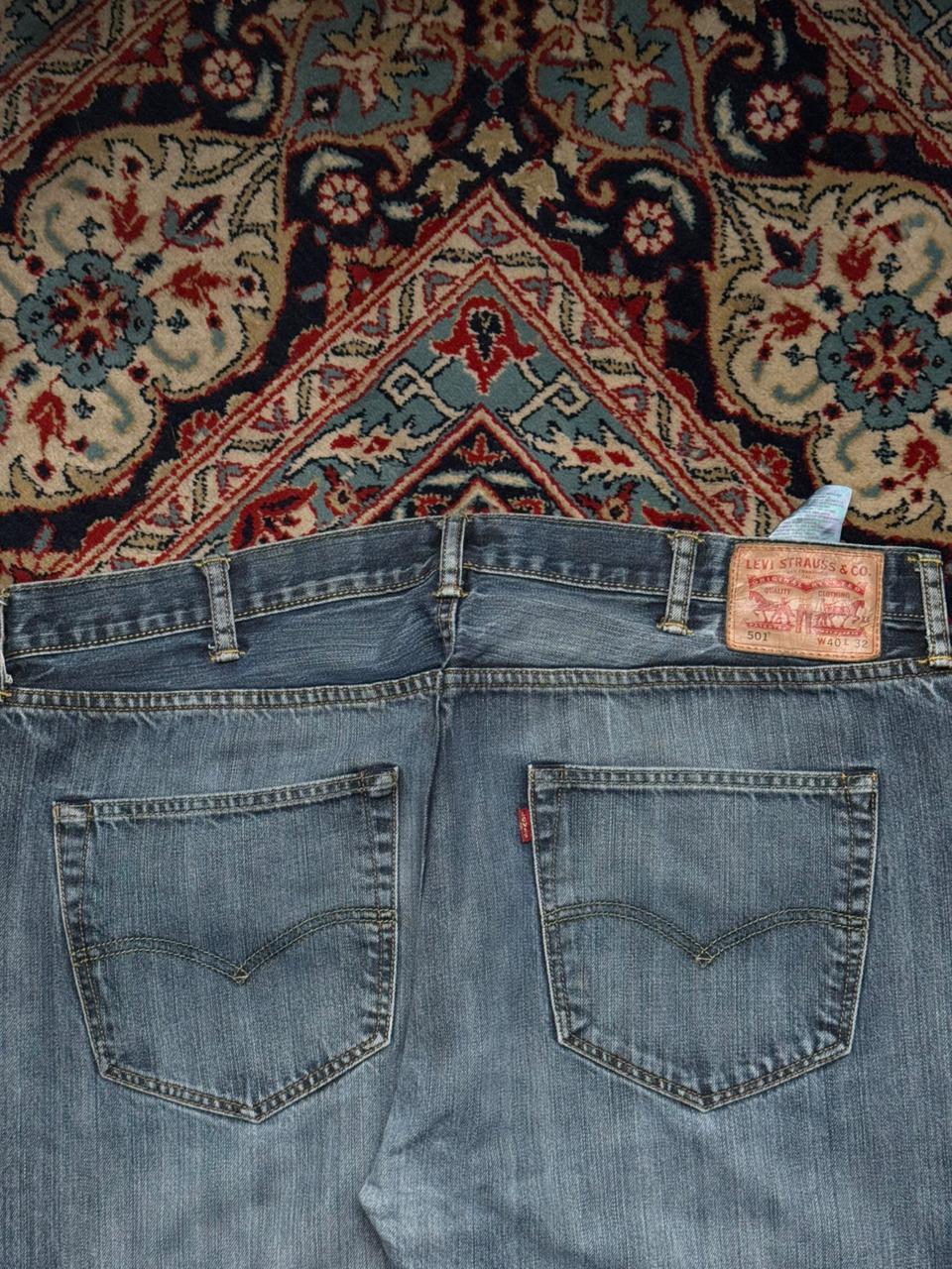 Vintage Levi's 501 Straight FIT Blue Jeans - 40