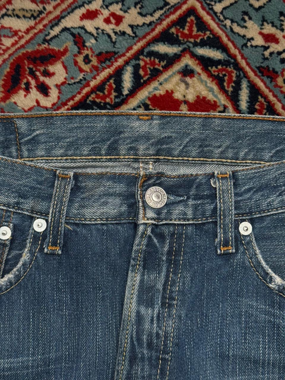 Vintage Levi's 501 Straight Fit WASHED BLUE Jeans - 3