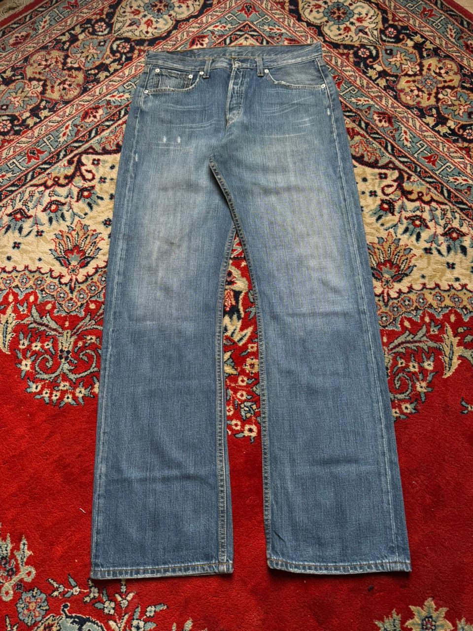 Vintage Levi's 501 Straight Fit WASHED BLUE Jeans - 3