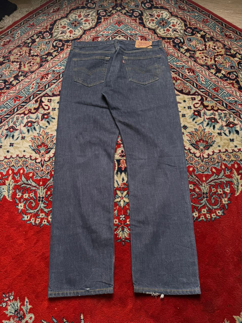 Levi's 501 Original Dark Wash Blue Denim Straight FIT Jeans - 32